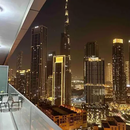 Unique 2Br With Infinity Pool View On Burj Khalifa Apartment Dubai Exterior photo